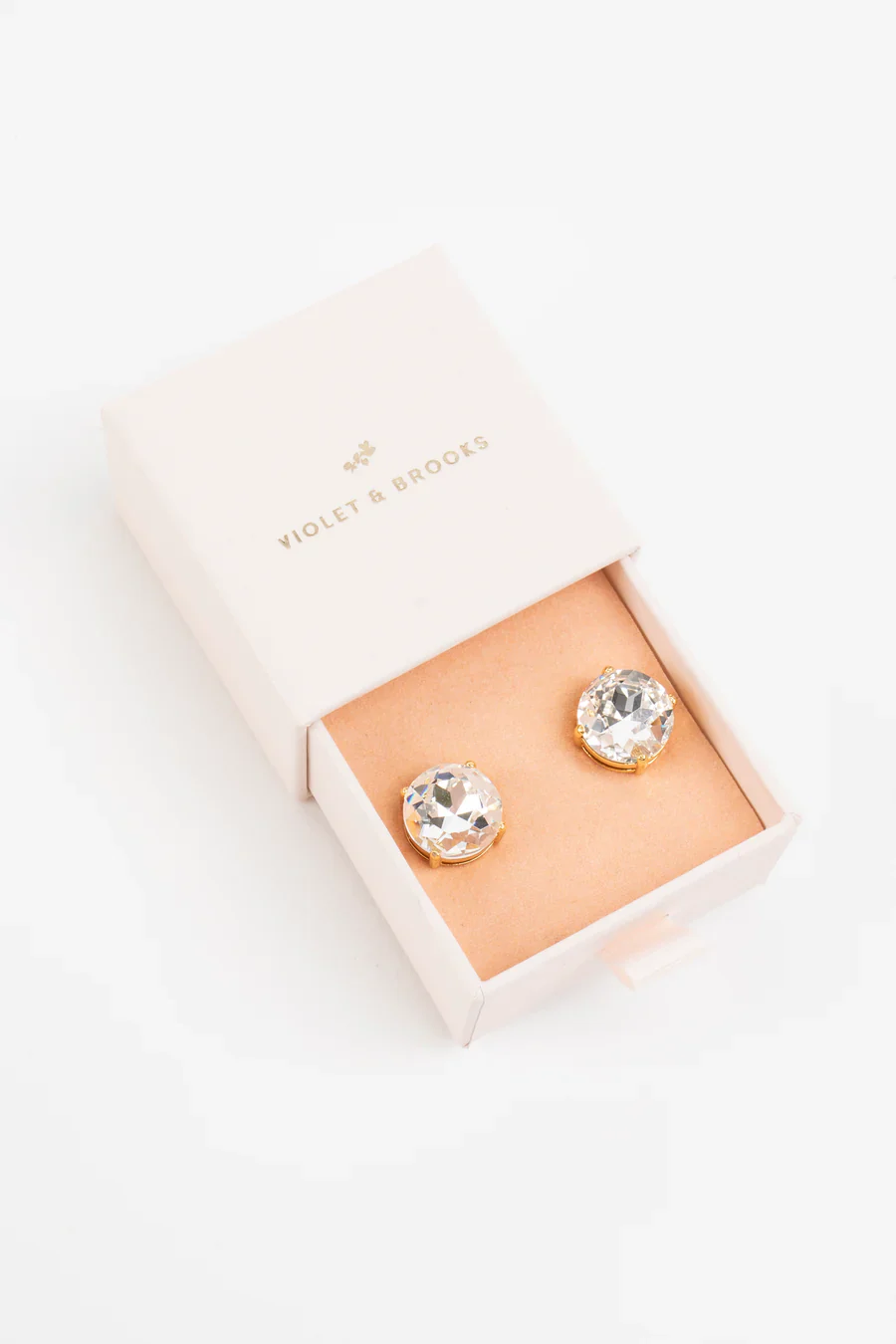 CLEO BOXED CRYSTAL POST EARRINGS