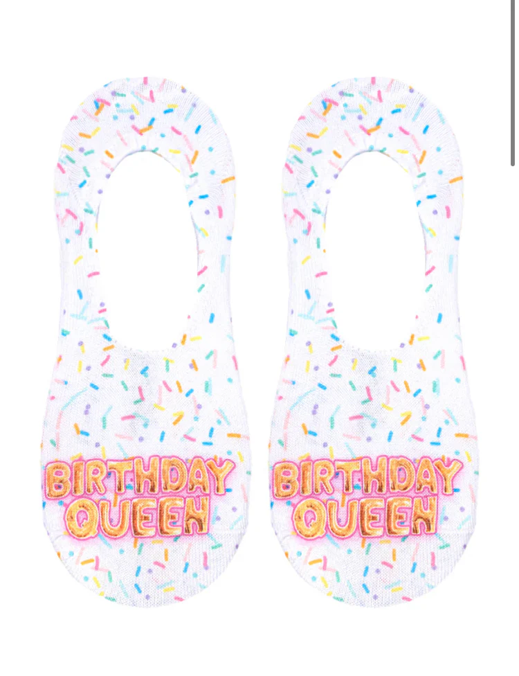 LINER SOCKS-BIRTHDAY QUEEN