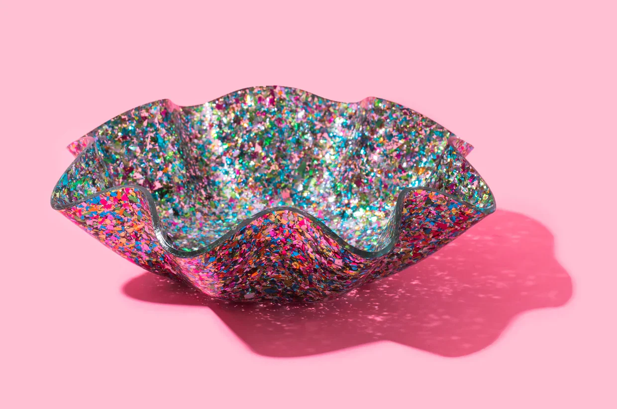 COLORFUL CONFETTI BOWL-SMALL