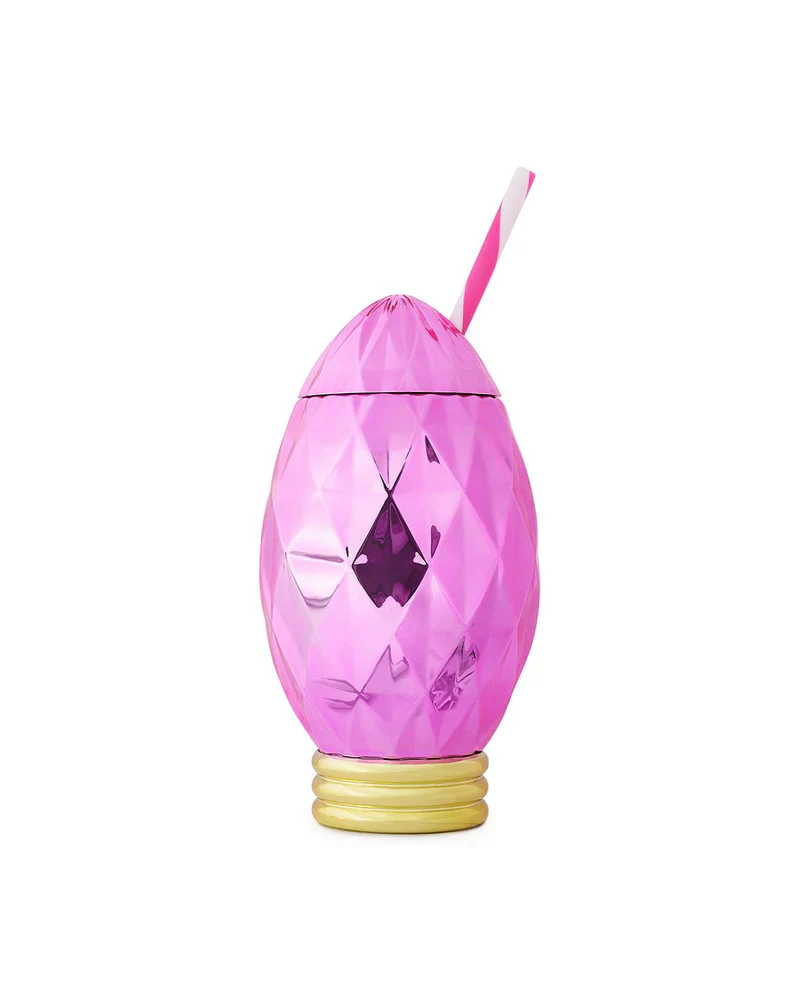 PINK LIGHTBULB SIPPER
