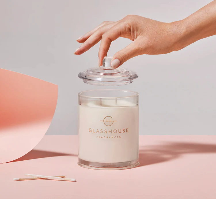 GLASSHOUSE CANDLE-MUSIC CITY