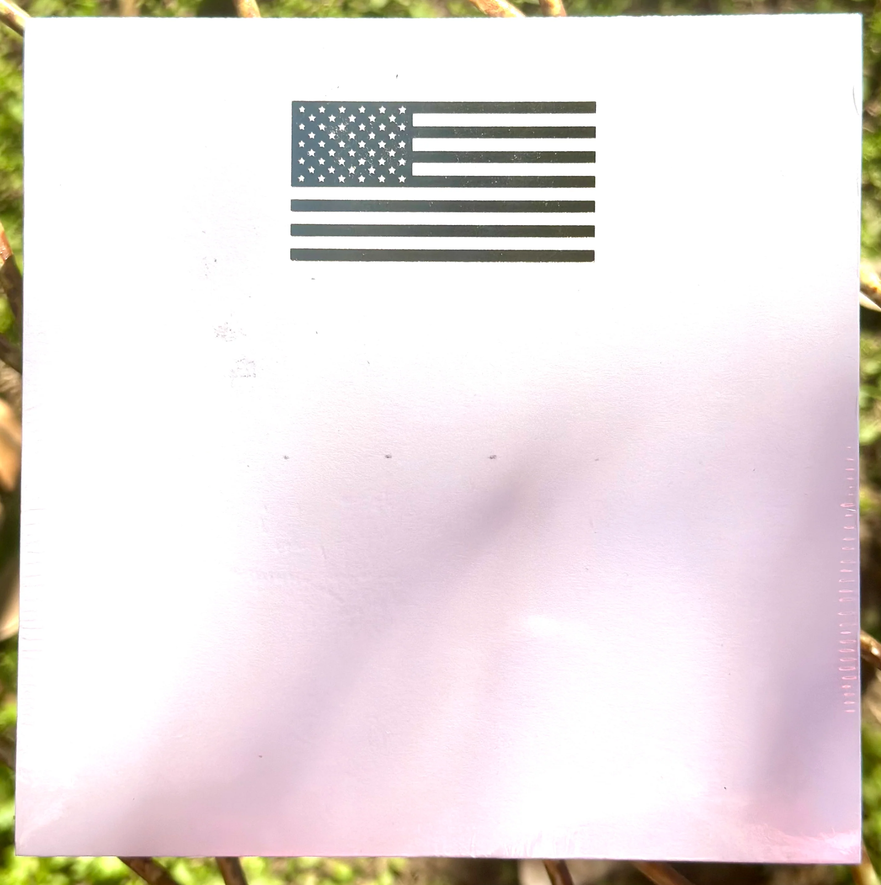 GOLD FOIL PADDIE FLAG