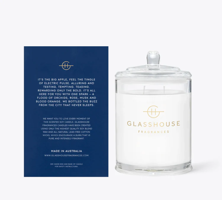 GLASSHOUSE CANDLE-I'LL TAKE A MANHATTAN