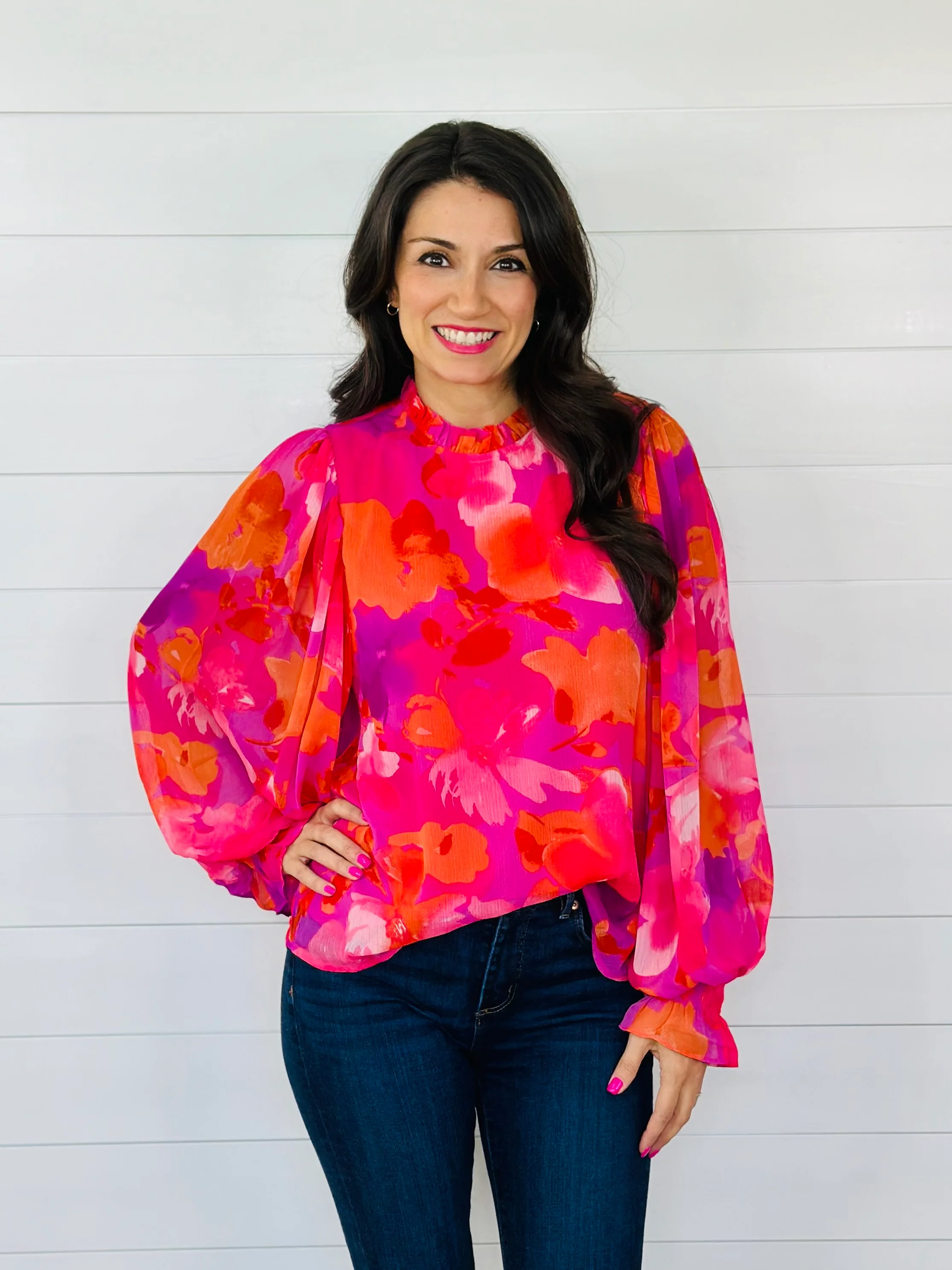 ROMANCE IN BLOOM TOP
