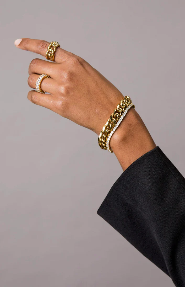 SILVER TENNIS BRACELET