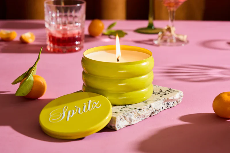 SPRITZ TIN CANDLE