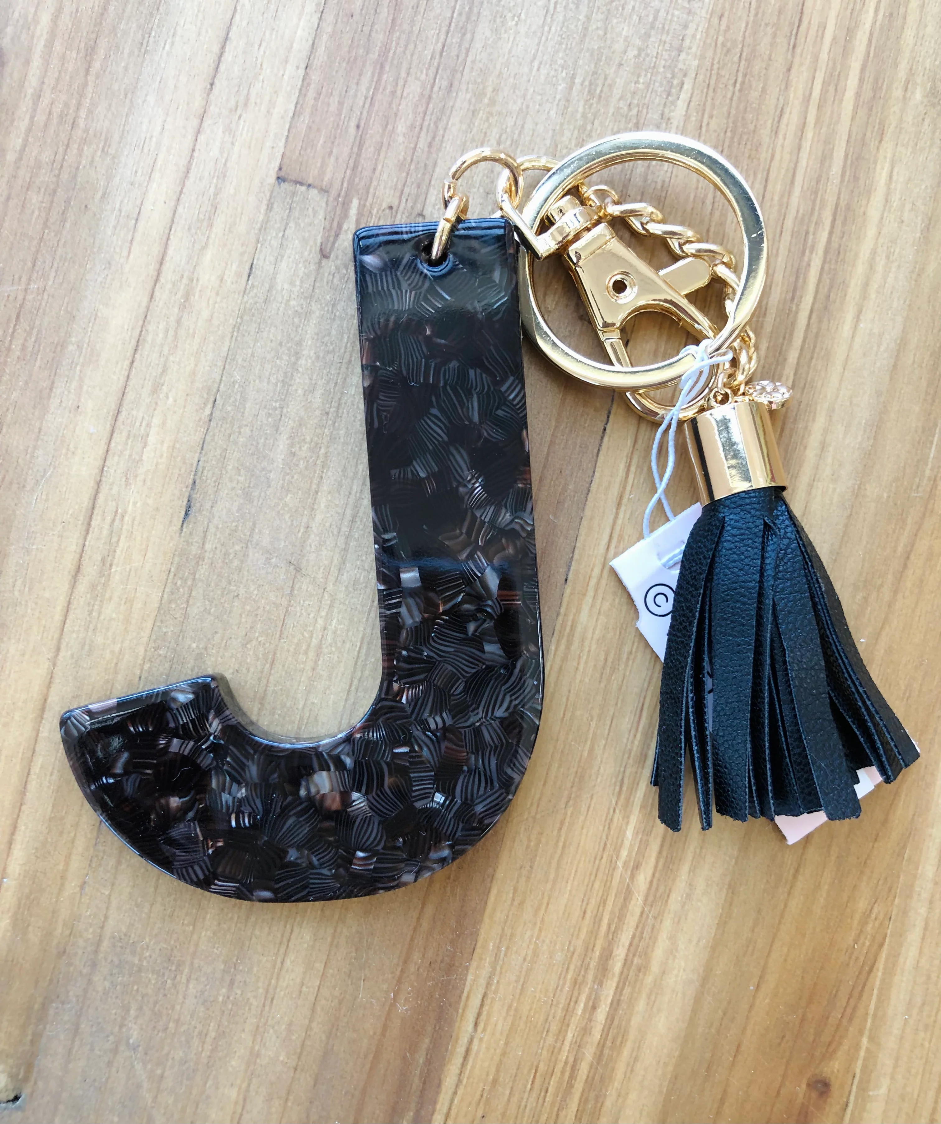 LETTER J KEYCHAIN