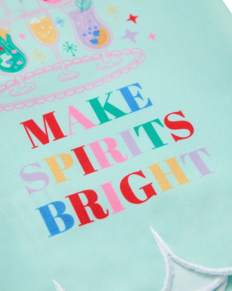 MAKE SPIRITS BRIGHT TEA TOWEL