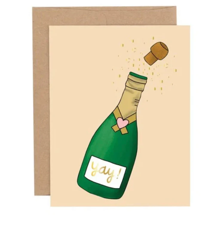 CHAMPAGNE YAY CARD