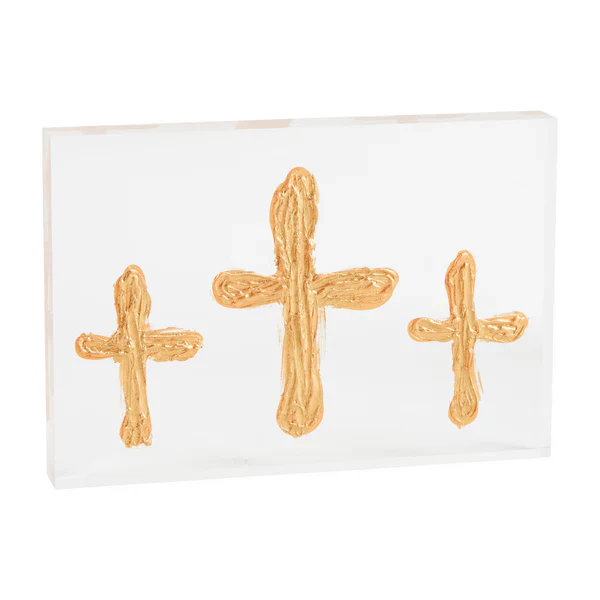 TRIPLE CROSS ACRYLIC PLAQUE