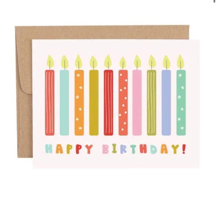 BIRTHDAY CANDLES CARD