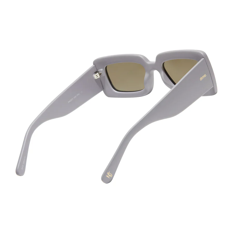 DIME-BAD BEACH MATTE GREY/SILVER MIRROR POLARIZED