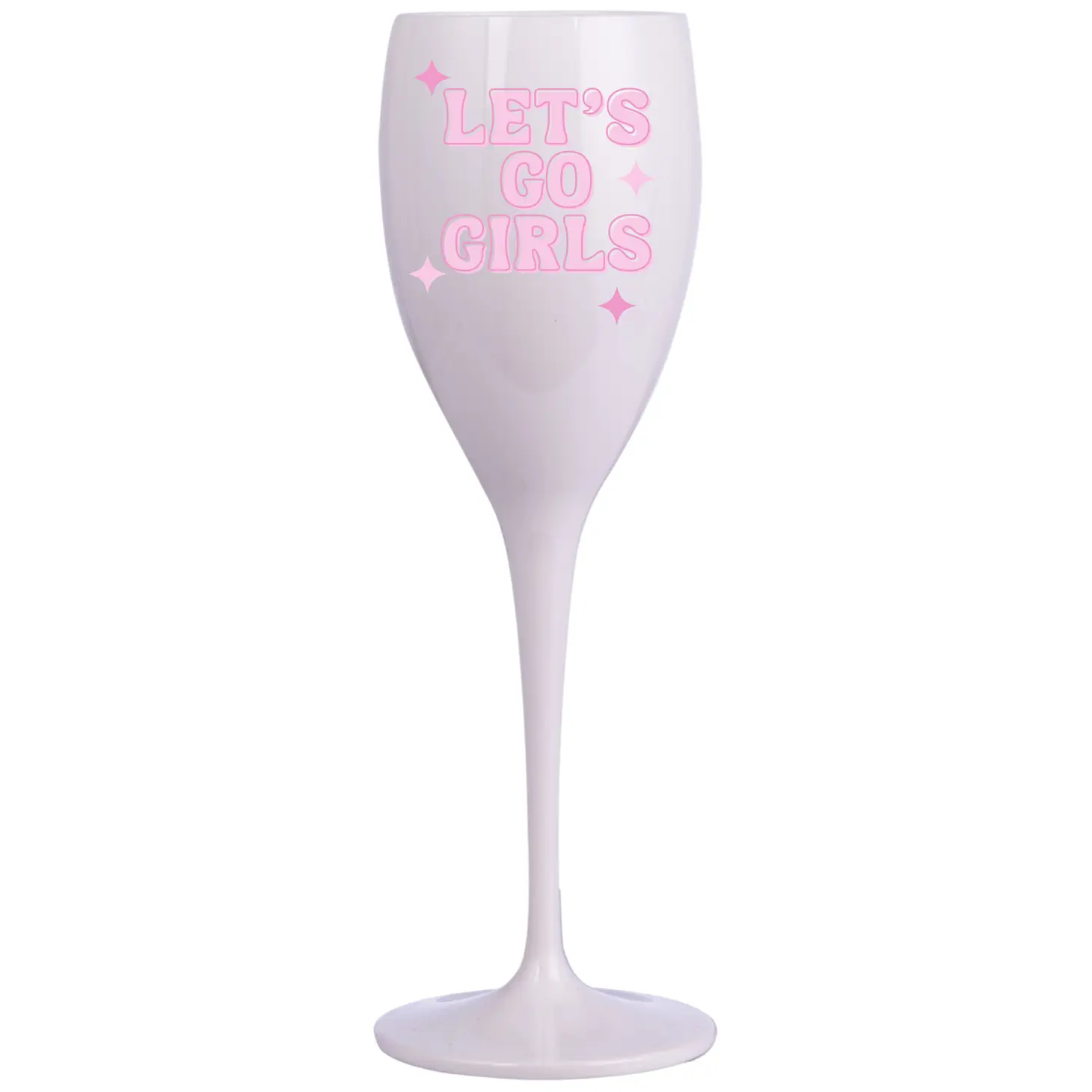 LET'S GO GIRLS CHAMPAGNE FLUTE