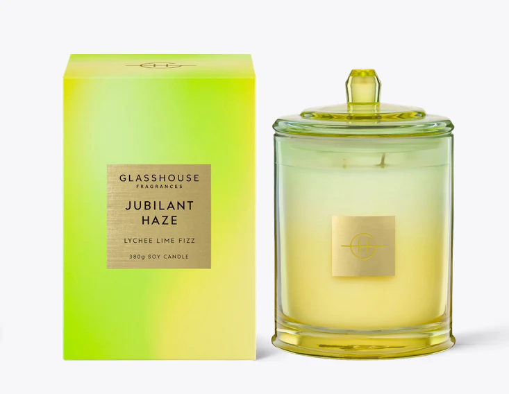 GLASSHOUSE CANDLE-JUBILANT HAZE
