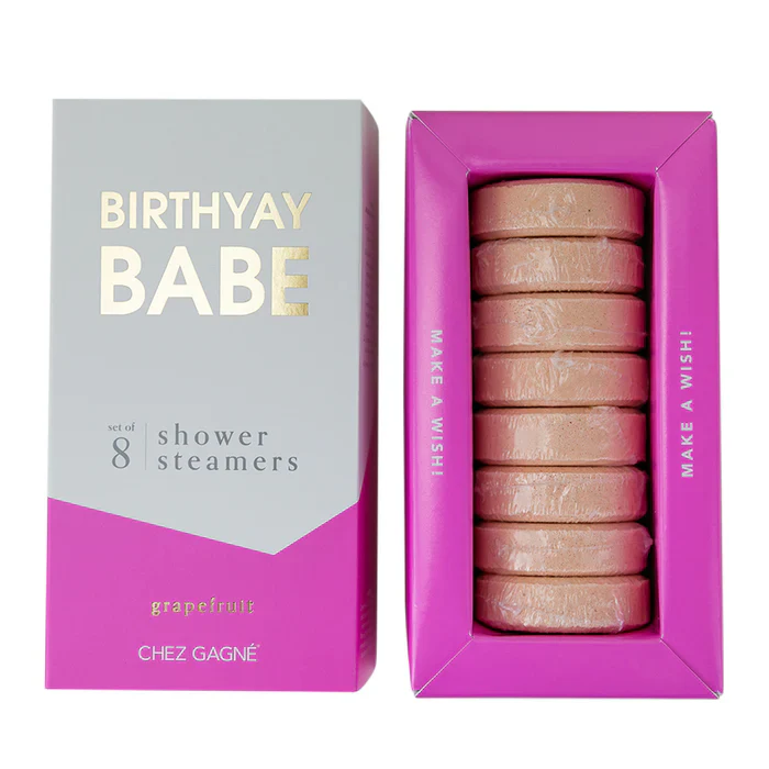 BIRTHDAY BABE SHOWER STEAMERS