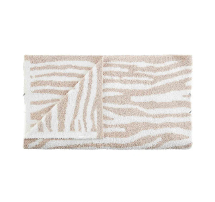ZEBRA CHENILLE BLANKET