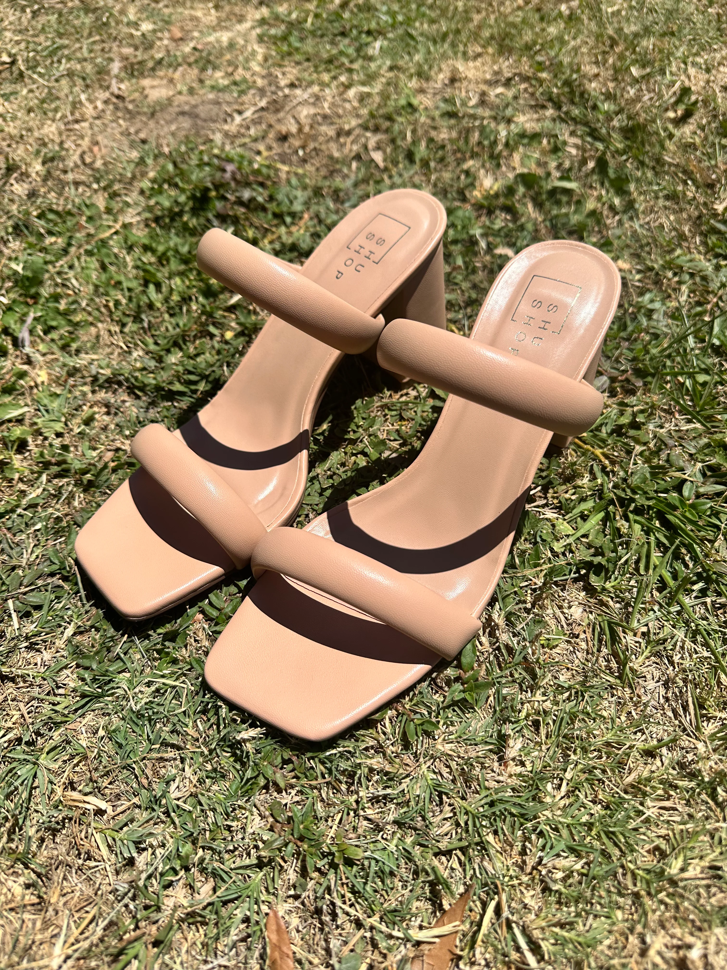FARAH NUDE HEELS